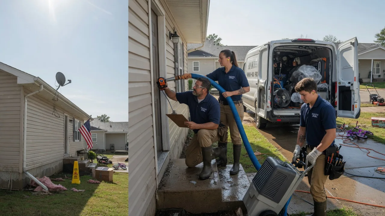 Ceiling Water Damage Restoration in Ewing, NE near me